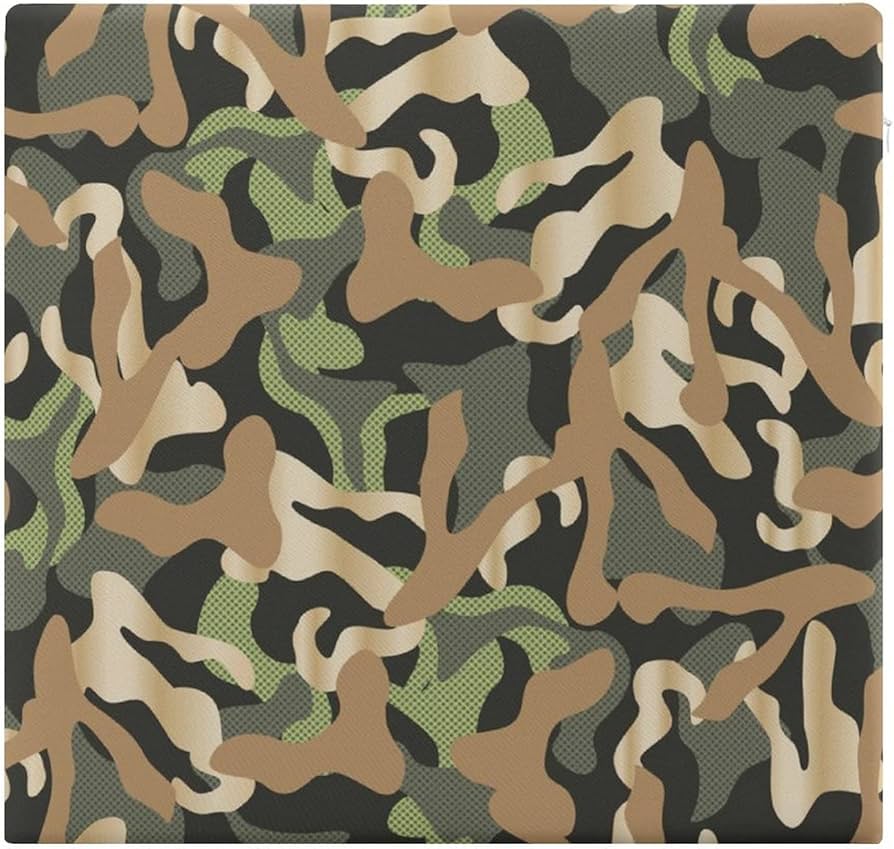 Amazon.co.jp: 座布団 クッション イエロー 迷彩柄 カモフラージュ