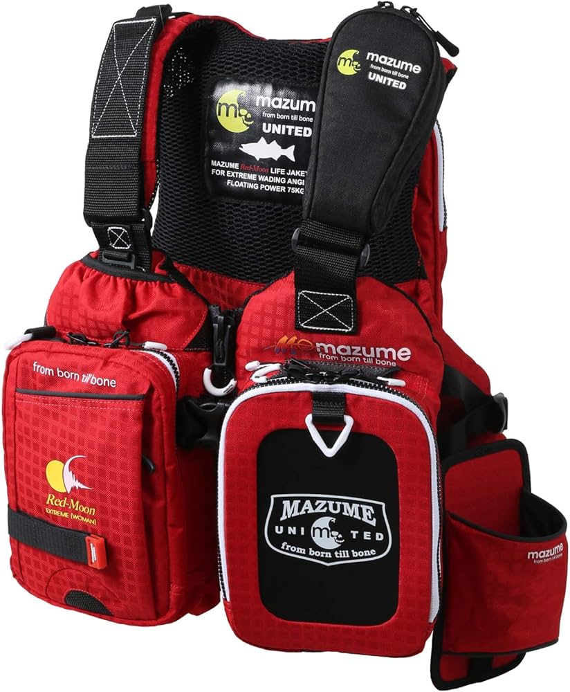 Amazon | マズメ(MAZUME) レッドムーンライフジャケット WOMAN