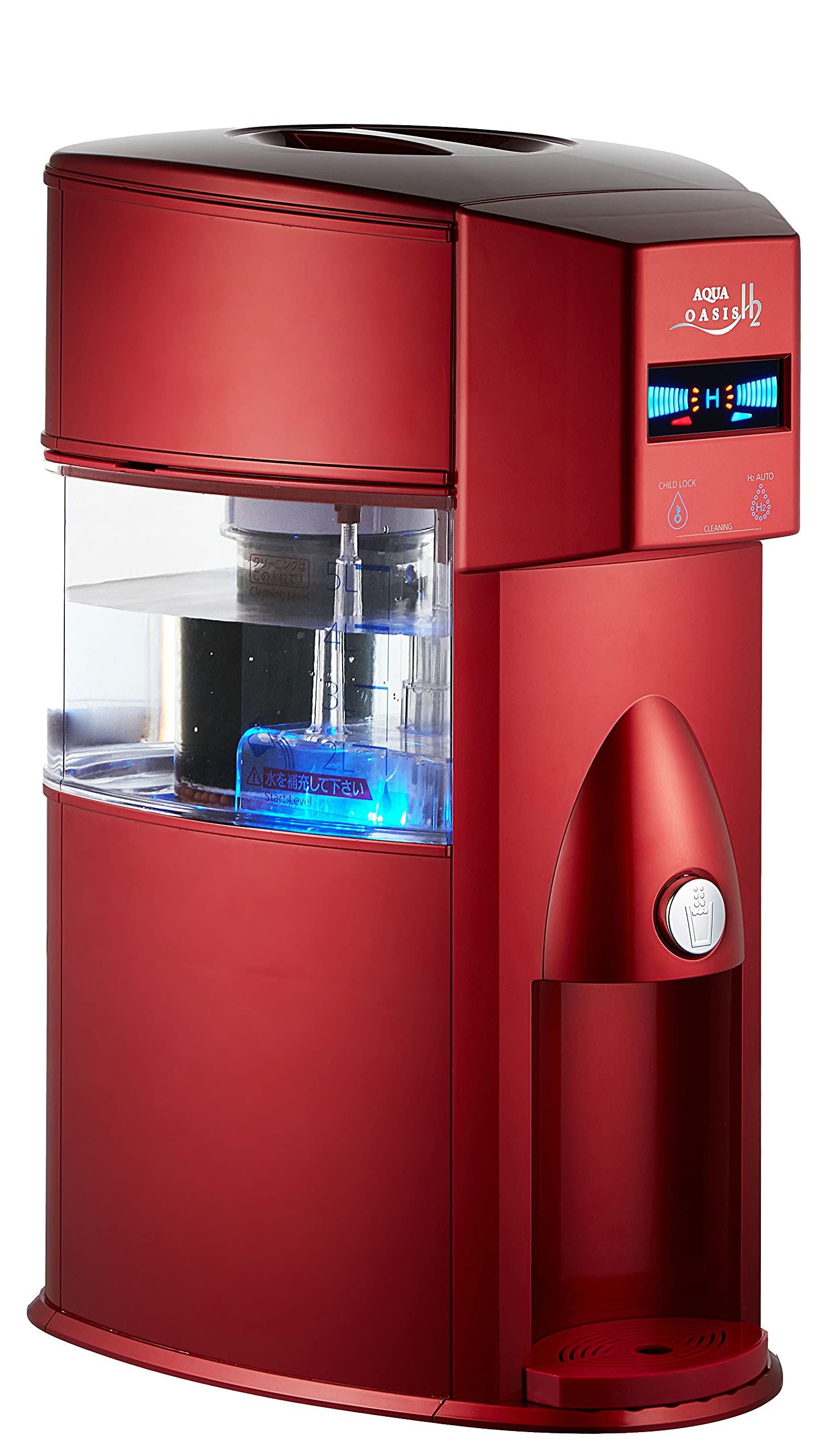 Amazon｜AQUA OASIS H2 (レッド)｜据置型・ビルトイン・水栓一体型用