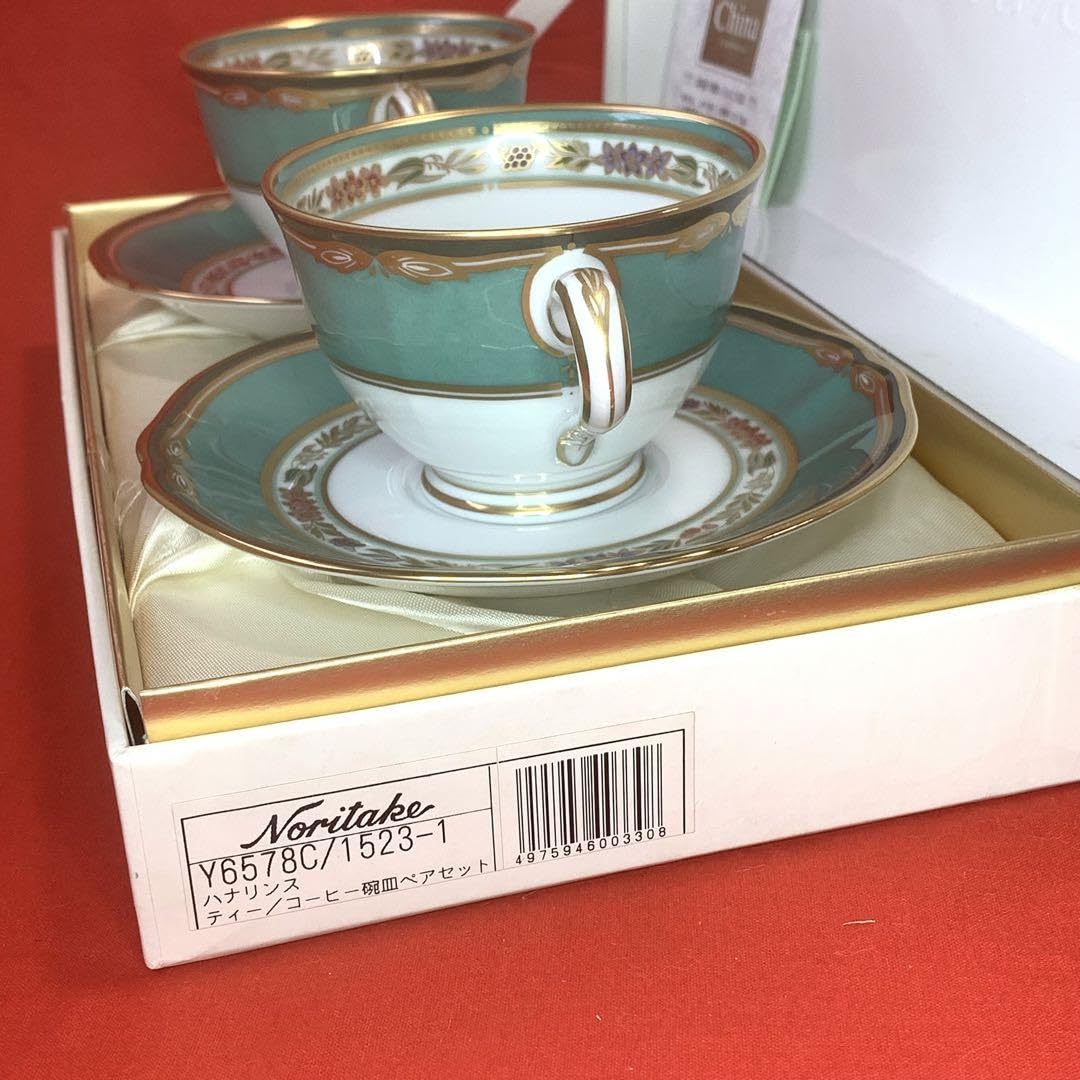 Amazon | ノリタケ ハナリンス カップ&ソーサー 2客 | ノーブランド品