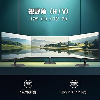 Amazon.co.jp: FeuVision ゲーミングモニター 22インチ フルHD 1080p