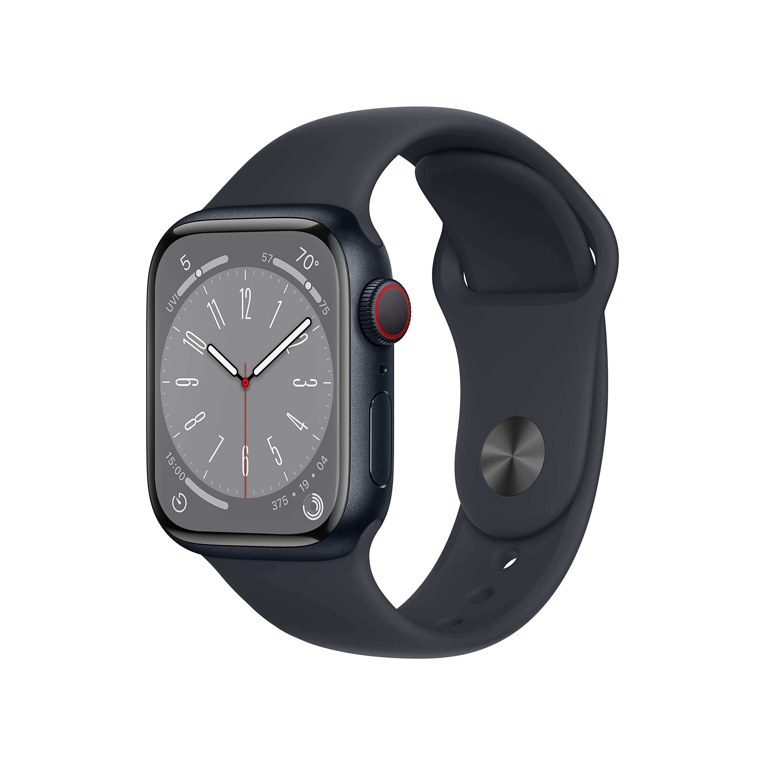 Amazon.com: Apple Watch Series 8 [GPS + Cellular, 41mm] - Midnight