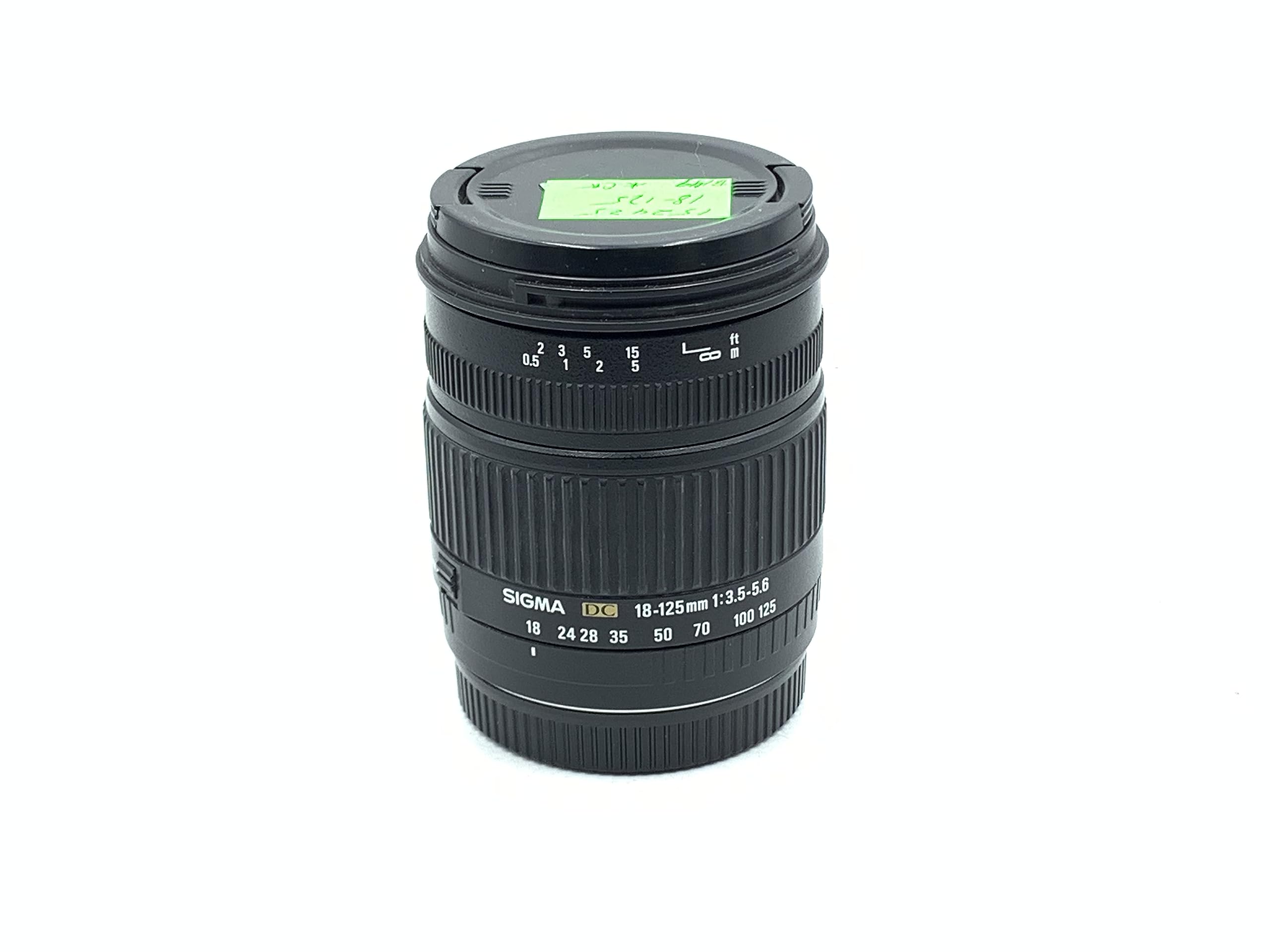 Amazon.com : Sigma 18-125mm f/3.8-5.6 AF DC OS HSM Zoom Lens for