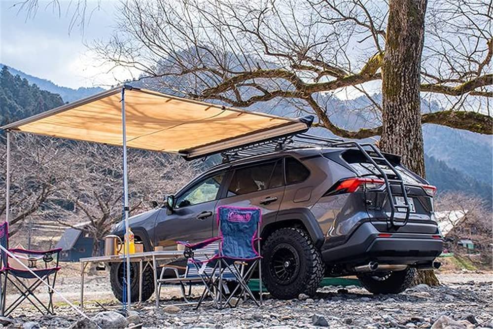 Amazon.co.jp: D&R 4WD【車用サイドオーニング】 防風 防雨 1~5人用