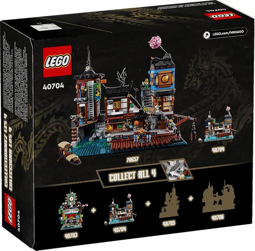 Amazon.co.jp: LEGO NINJAGO 40704 マイクロドック 組み立てセット