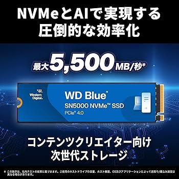 Amazon | Western Digital ウエスタンデジタル 内蔵SSD 2TB WD Blue