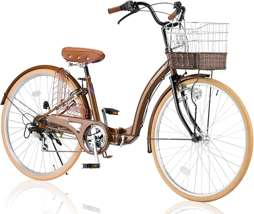 Amazon | エーアールコノミ (ArCONOMi)折畳みシティサイクル・26インチ