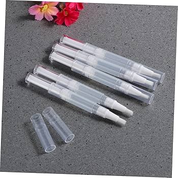 Amazon | SOESFOUFU 12個透明 空 ネイルオイルペン 液体チューブ