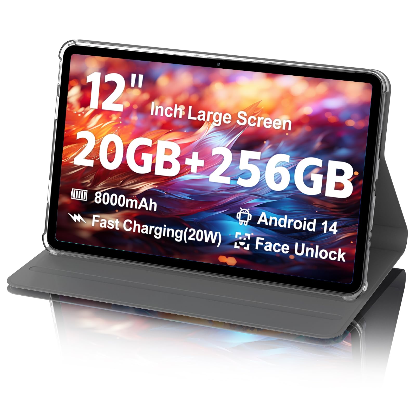 Amazon.com : 2025 Android Tablet, 12 inch 2K Large Screen Tablet