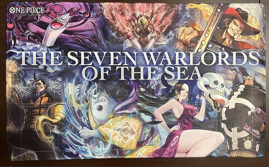 Amazon.co.jp: ワンピ ースカード プレイマット 王下七武海 ラバー製