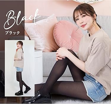 Amazon | [YOUBE] フェイクタイツ 着圧 裏起毛なし 春用 レディース