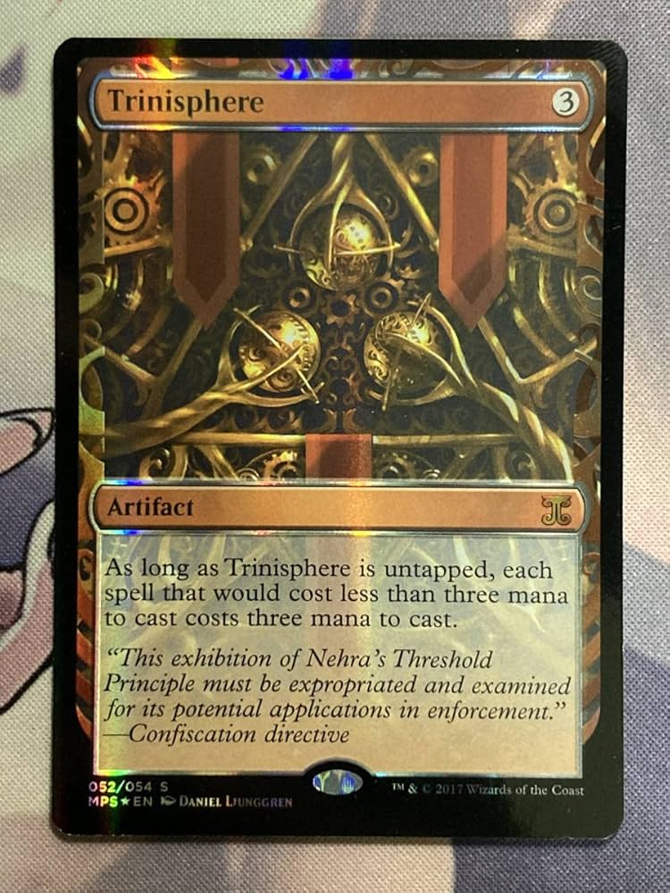 Amazon.co.jp: MTG 《三なる宝球/Trinisphere》foil全面光沢 MPS 英語