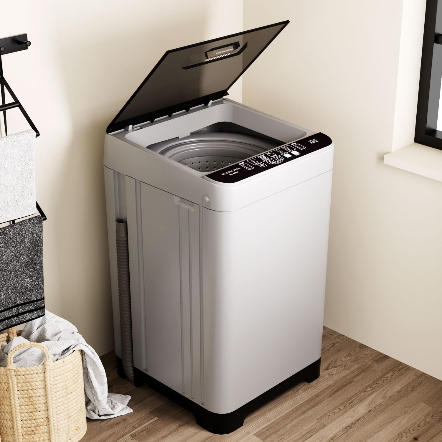 Amazon | Major In Life 洗濯機 6kg 小型 縦型 一人暮らし 洗濯 脱水