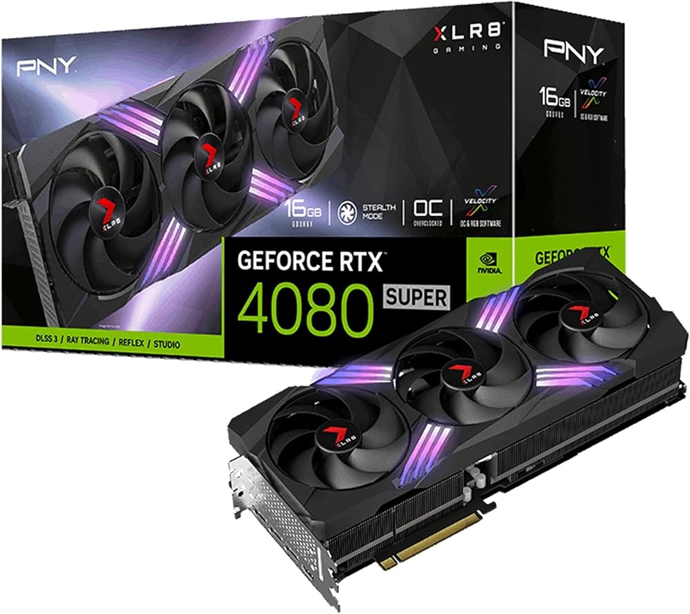 Amazon | PNY GeForce RTX 4080 SUPER 16GB XLR8 ゲーミング VERTO