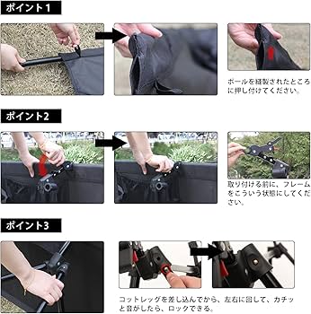 Amazon | MOON LENCE キャンプ コット 第4代 アウトドアベッド ワイド