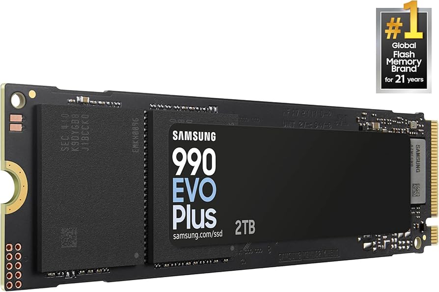 Amazon.com: Samsung 990 EVO Plus SSD 2TB, PCIe Gen 4x4, Gen 5x2 M
