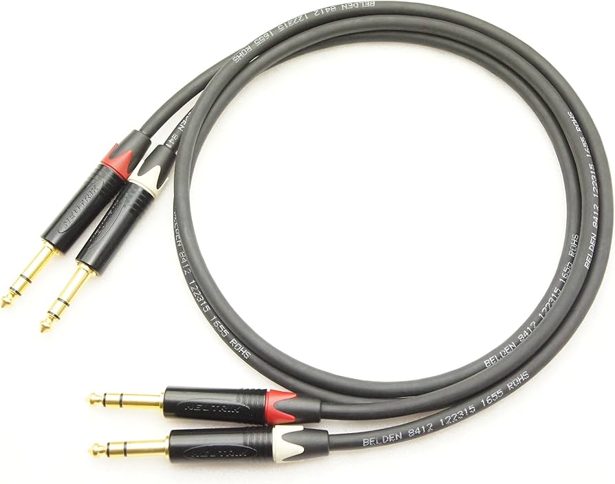 Amazon | BELDEN 8412 TRS(ステレオフォン)→TRS(ステレオフォン) 2本