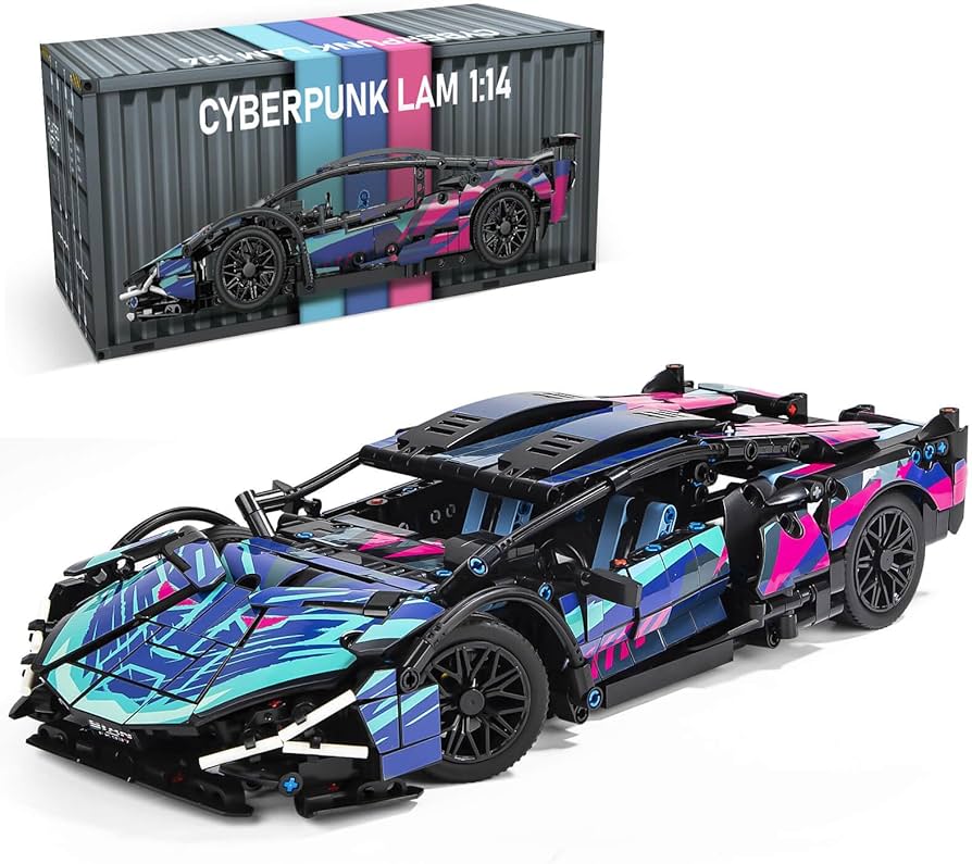 Amazon.com: PIKARO Sports Car Building Blocks Set for Adults - 1