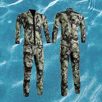 Amazon.co.jp: メンズダイビングウェットスーツ5MMネオプレン全身