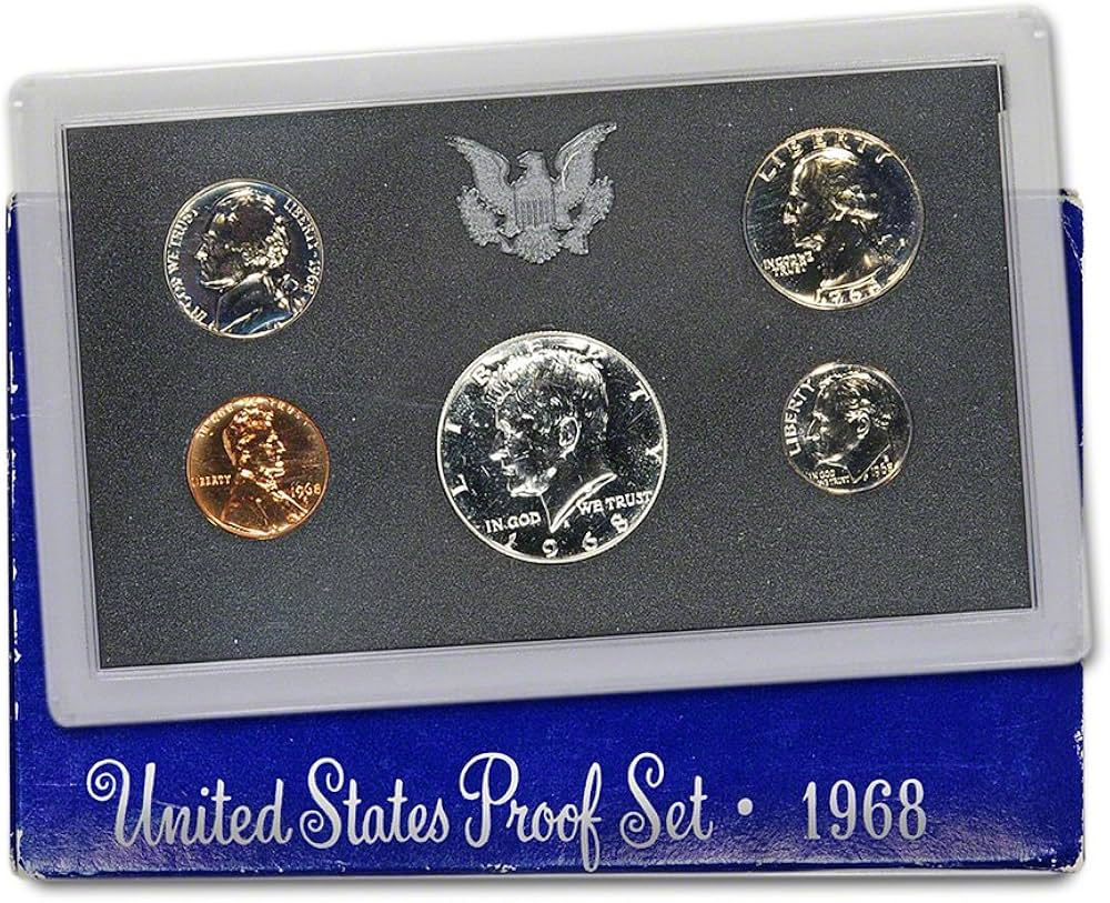 1968 S Proof Set US Mint at Amazon's Collectible Coins Store