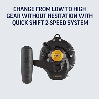 Amazon | ペン (Penn) リール Squall Lever Drag 2 Speed (スコール