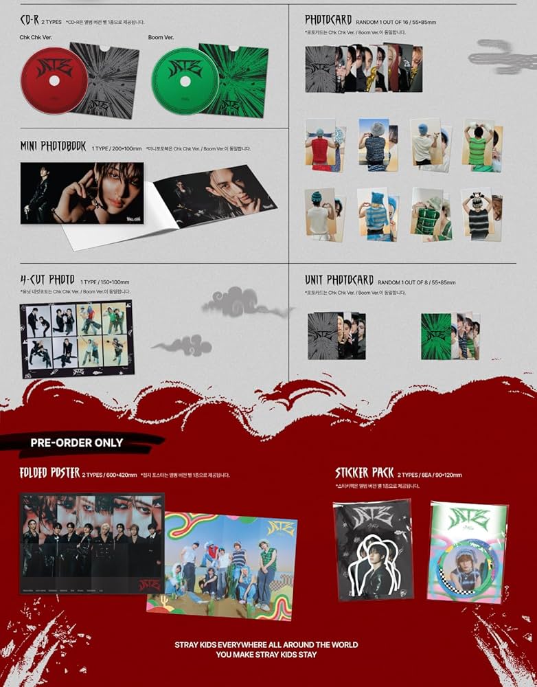 Amazon.com: Stray Kids - ATE Album+Pre-Order Gift (Chk Chk ver