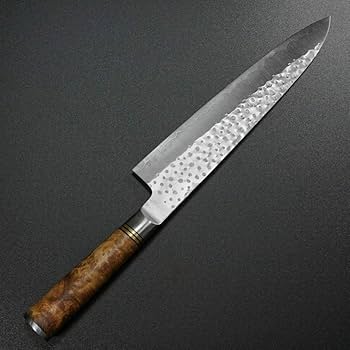 Amazon｜佐治武士 牛刀 粉末ハイス鋼 SG2/R2 スーパーゴールド2 花梨