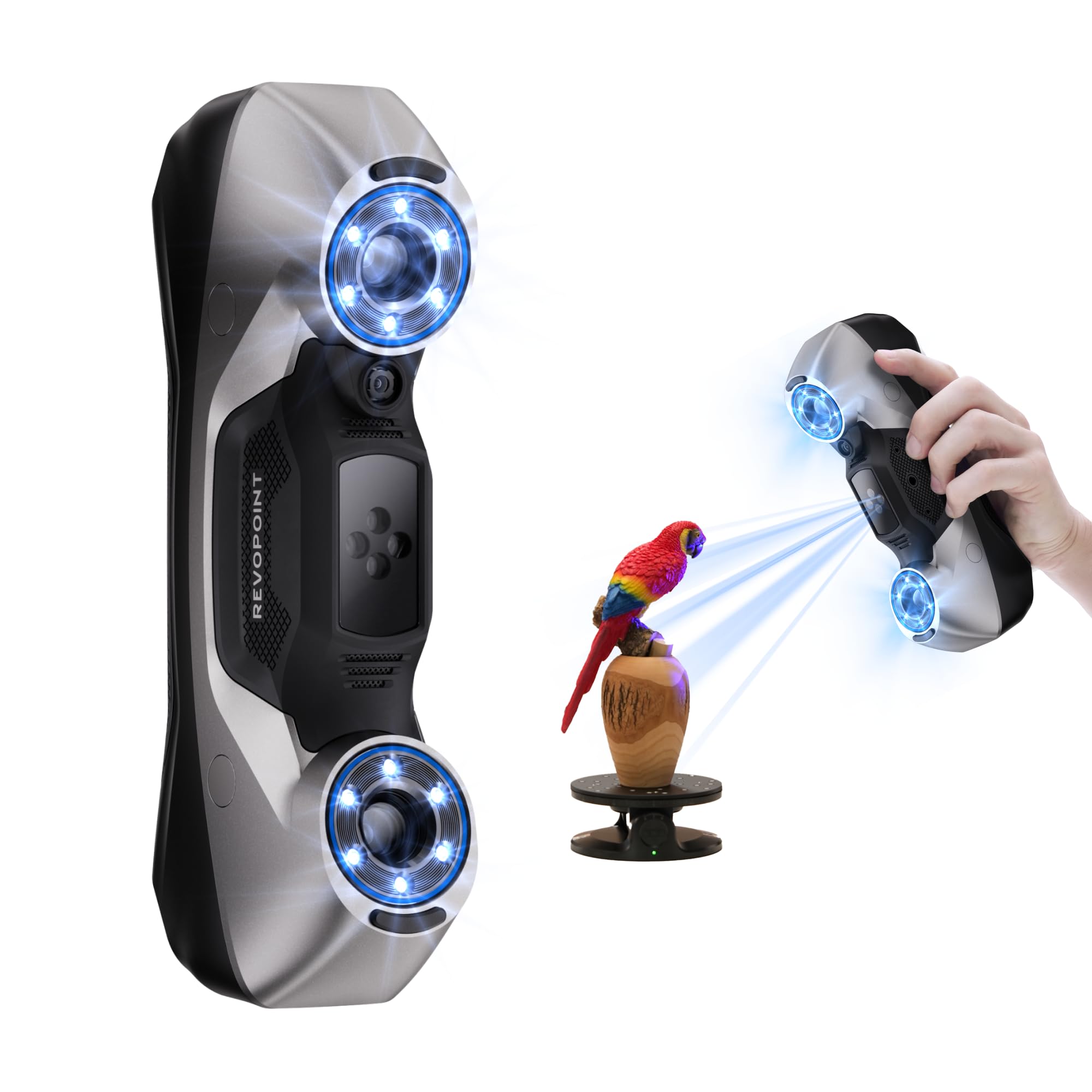 Amazon.co.jp: Revopoint MetroY 3Dスキャナー 精度0.01mm 工業級