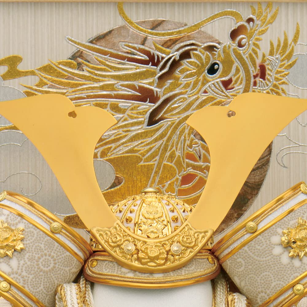 Amazon.co.jp: 五月人形 コンパクト ケース入り おしゃれ 兜飾り 8号