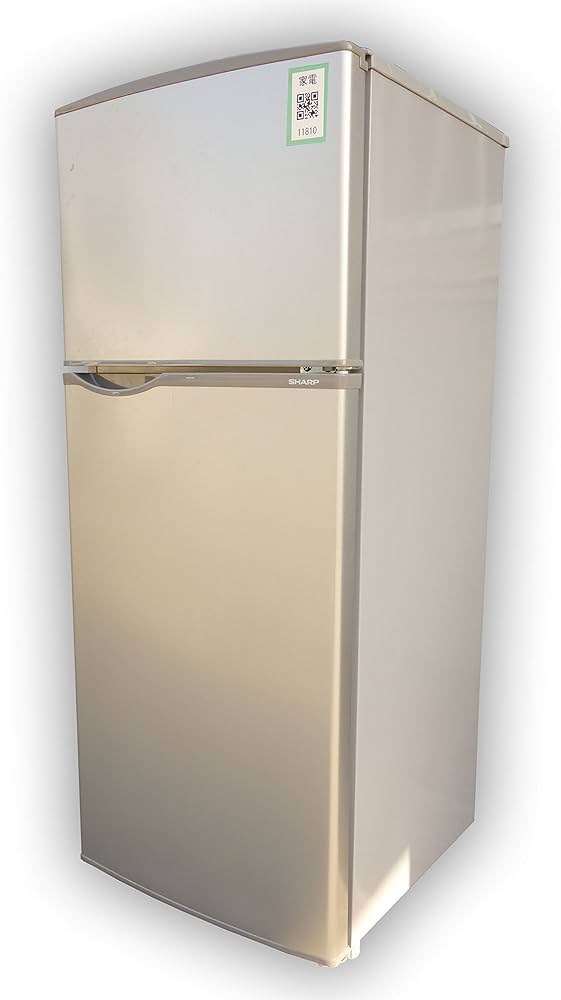 Amazon.co.jp: シャープ 118L 2ドア冷蔵庫（直冷式）シルバー系SHARP