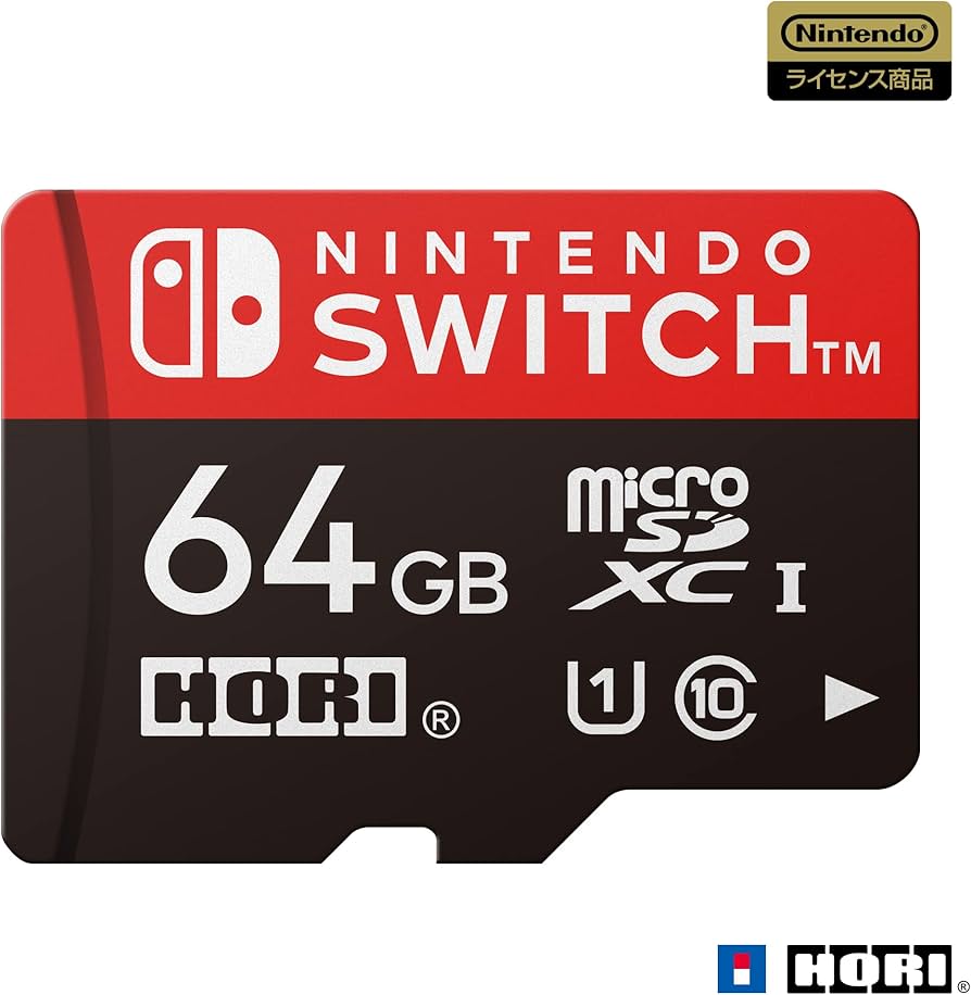 Amazon.com: HORI Nintendo Switch Micro SD Card 64GB, Class 10, UHS