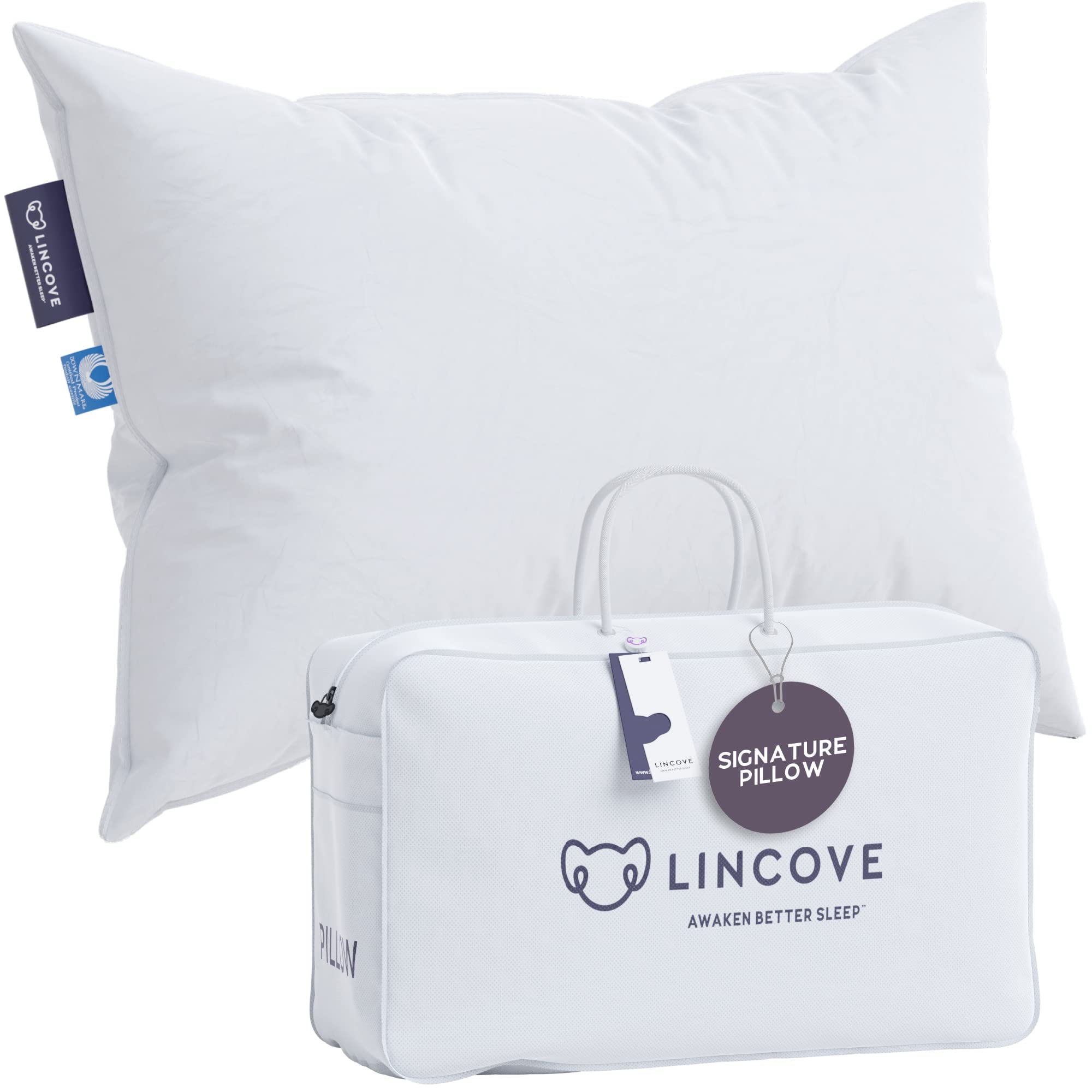 Amazon.com: Lincove Signature 100% Natural Canadian White Down