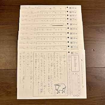 Amazon.co.jp: 未記入公文 国語 BⅠ 1-100 おまけ付全110枚 : おもちゃ