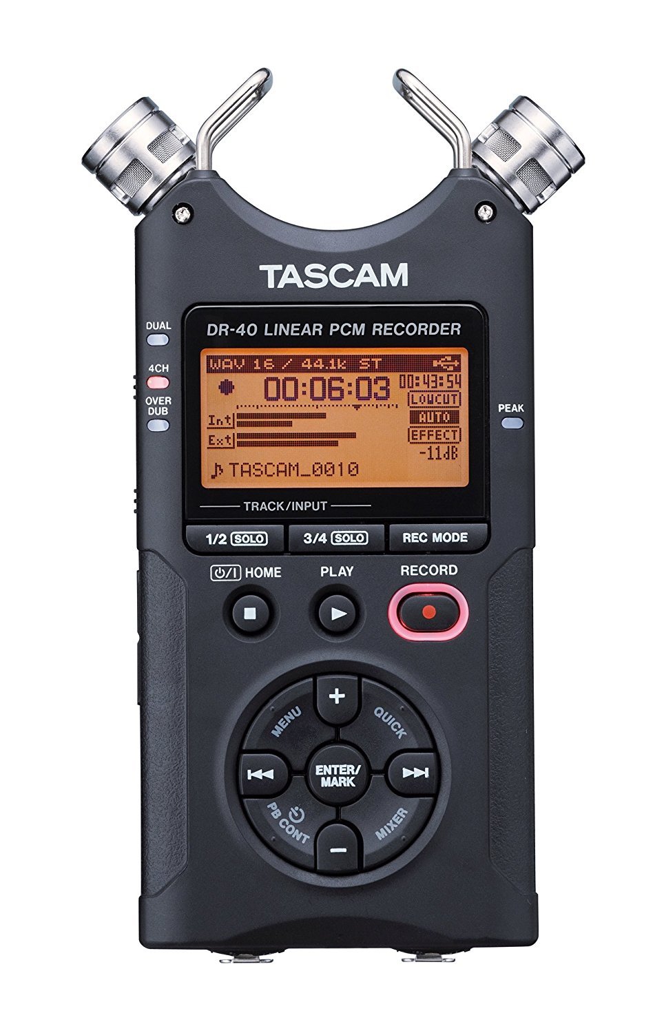 Amazon | TASCAM 24bit/96kHz対応リニアPCMレコーダー DR-40VERSION2