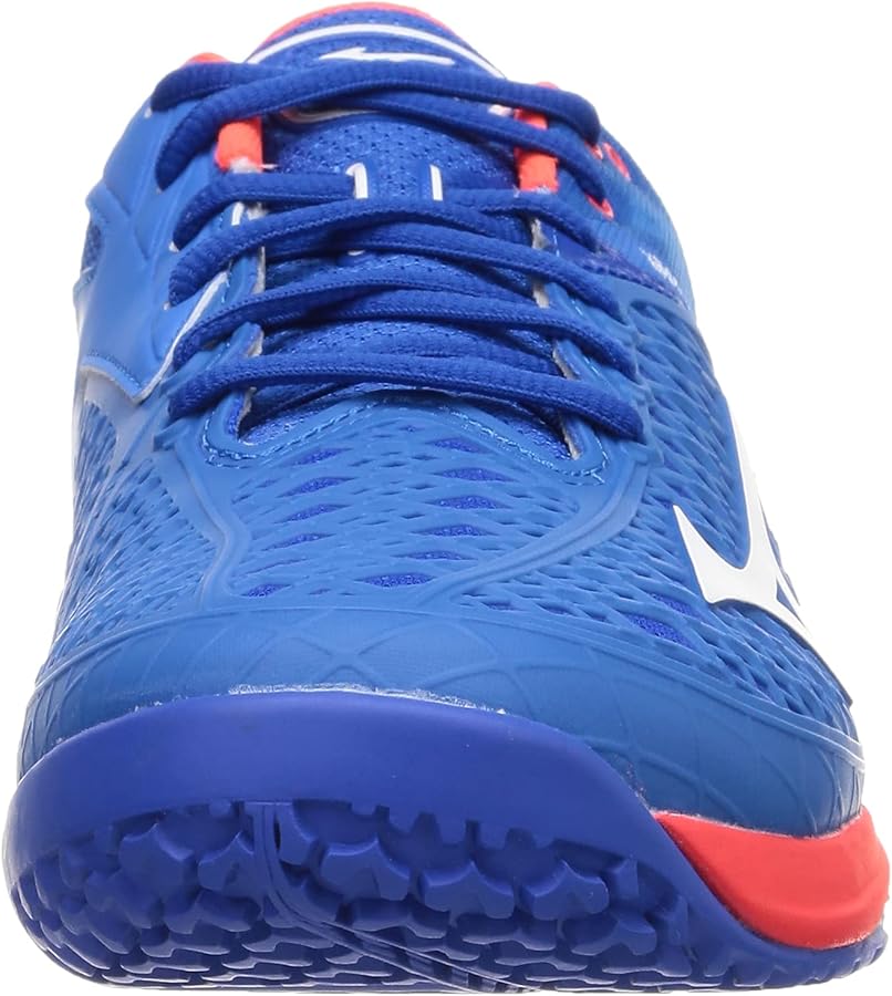 Amazon | [ミズノ] テニスシューズ ウエーブエクシード 4 OC ブルー