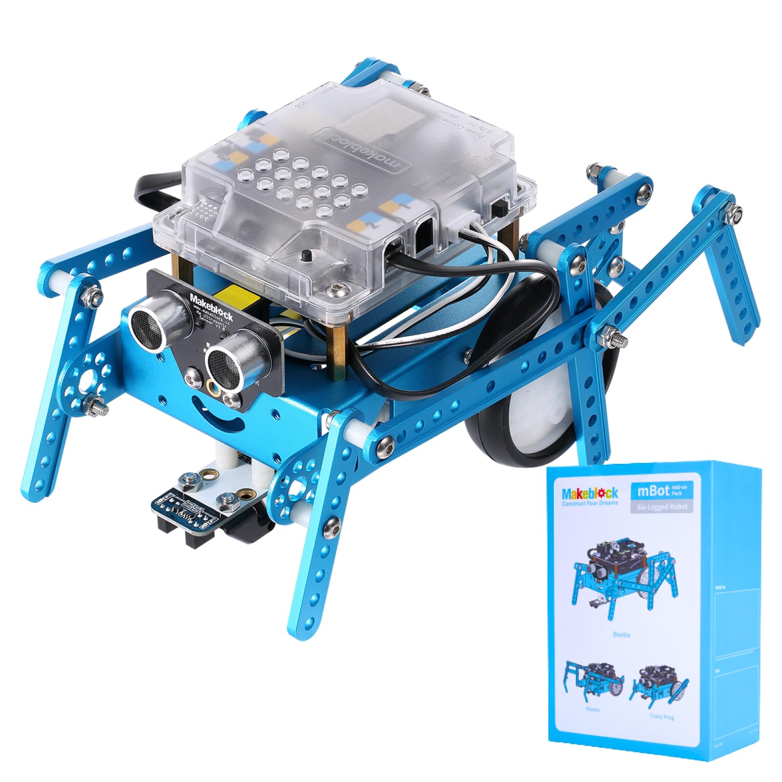 Amazon.com: Makeblock mBot Robot Kit + Six-Legged Add-on Pack