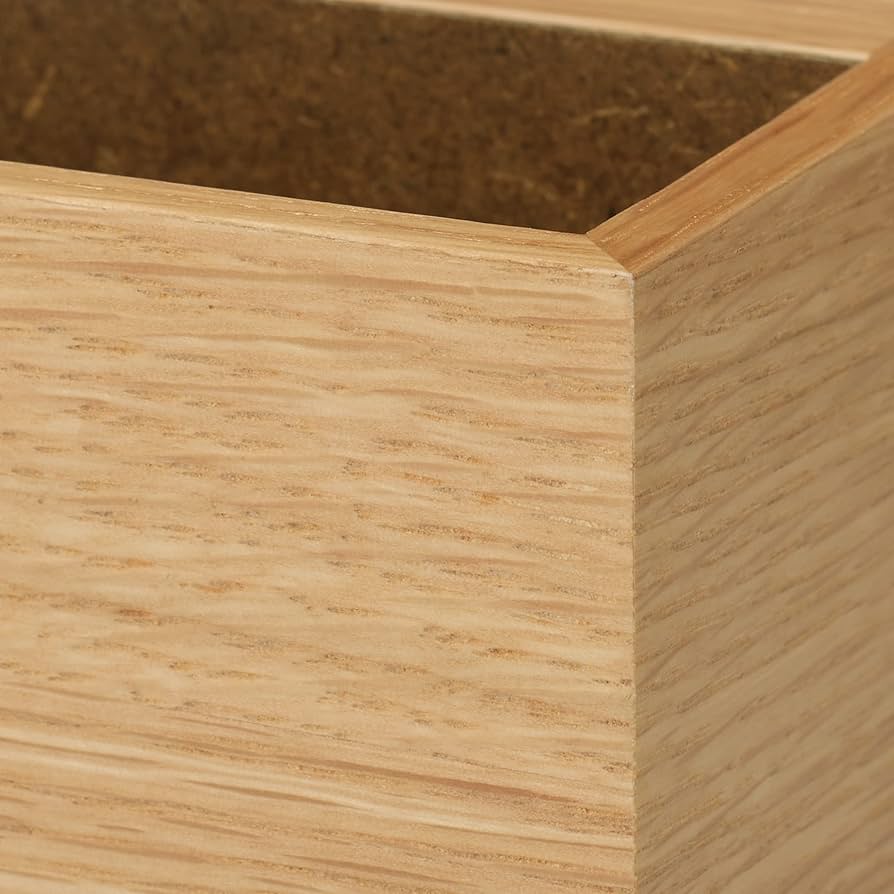 Amazon｜無印良品 壁に付けられる家具ポケット オーク材突板 82944839