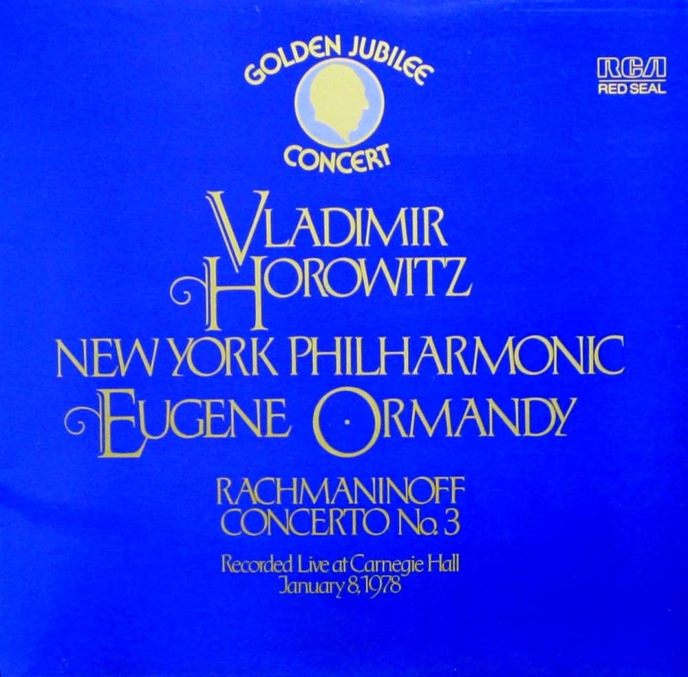 Amazon.com: Vladimir Horowitz Golden Jubilee Concert: Rachmaninoff