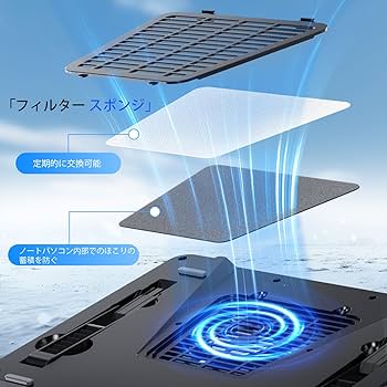 Amazon.co.jp: IETS GT600 RGBノートパソコン冷却パッド ラップトップ
