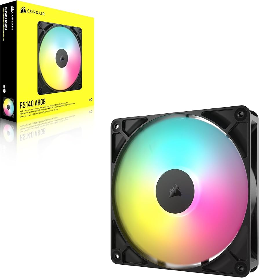 Amazon | CORSAIR RS140 ARGB PWM 140mm PCケースファン デイジー