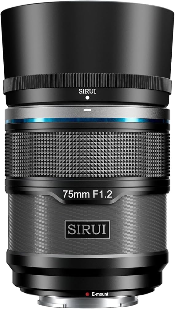 Amazon.co.jp: SIRUI Sniper 75mm オートフォーカスレンズ、F1.2 望遠