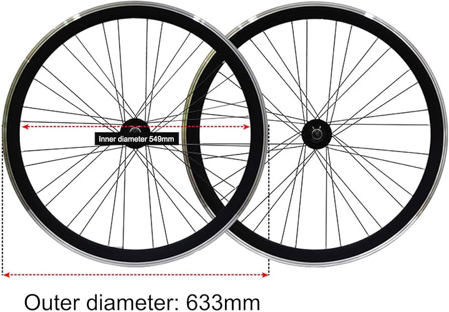 Amazon | 700C 固定ギア自転車 ホイールセット 40mm ピストバイク