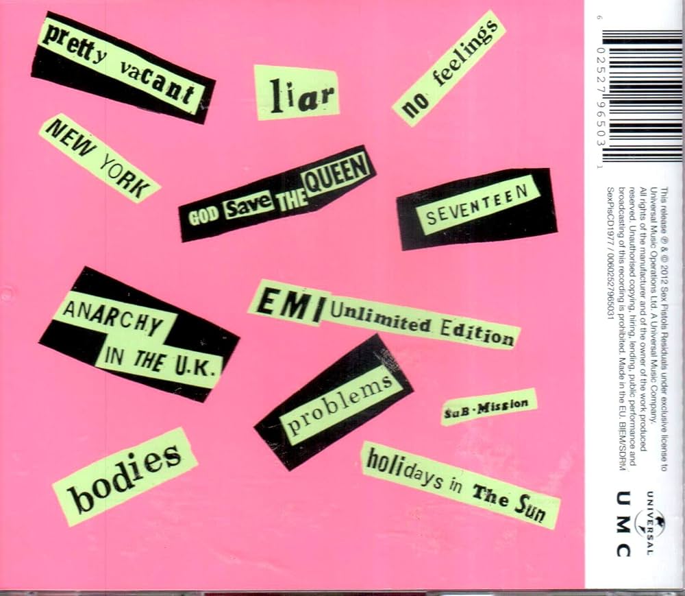 Amazon.com: Never Mind the Bollocks, Here's the Sex Pistols