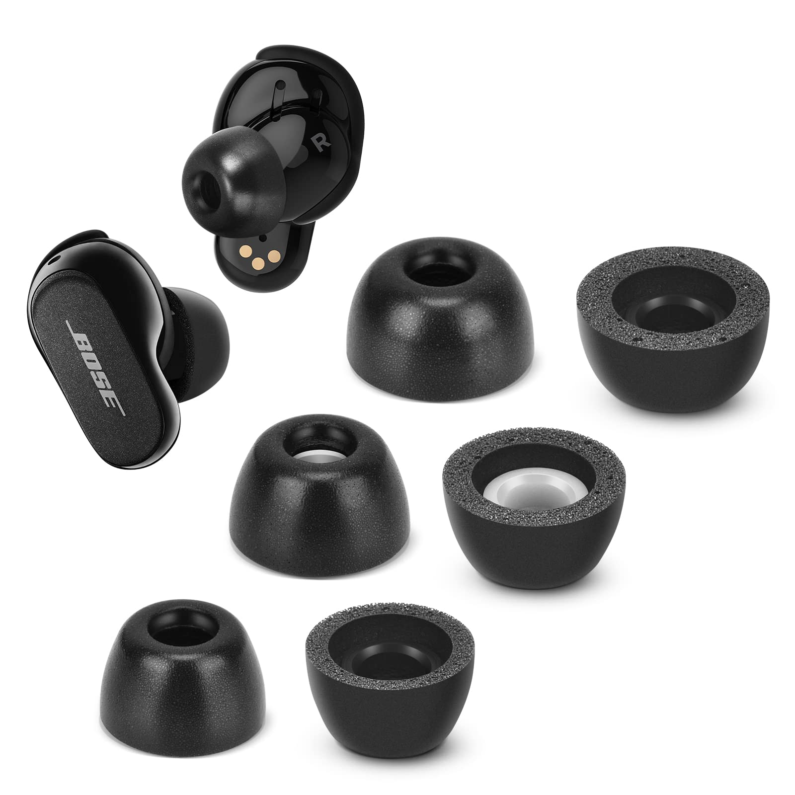 Amazon.com: Memory Foam Tips for Bose QuietComfort Earbuds II