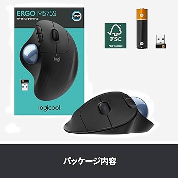 Amazon.co.jp: ロジクール ワイヤレスマウス トラックボール 無線