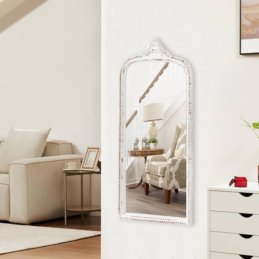 Amazon.co.jp: Sintosin ヴィンテージ大型アーチ型壁ミラー 20 x 44