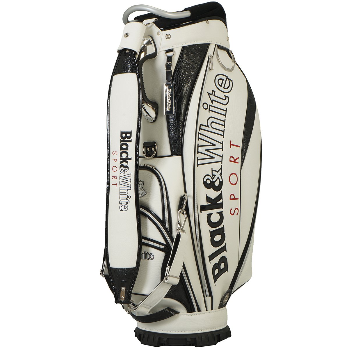 Amazon | ブラック＆ホワイト(Black＆White) キャディバッグ 9.5型 46