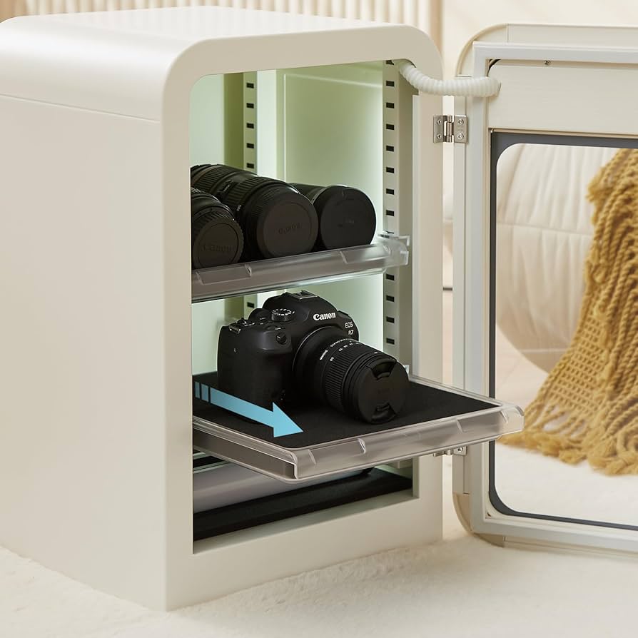 Amazon.co.jp: Apollotech 防湿庫 白 ドライボックス 40L ホワイト