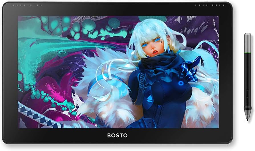 Amazon | BOSTO ドローイングタブレット スクリーン付き 15.6インチ