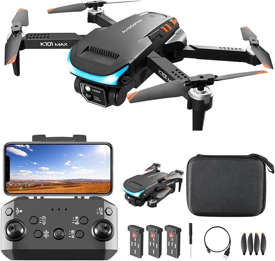 Amazon.co.jp: K101Max ドローン カメラ付き 100g未満 申請不要 1080P